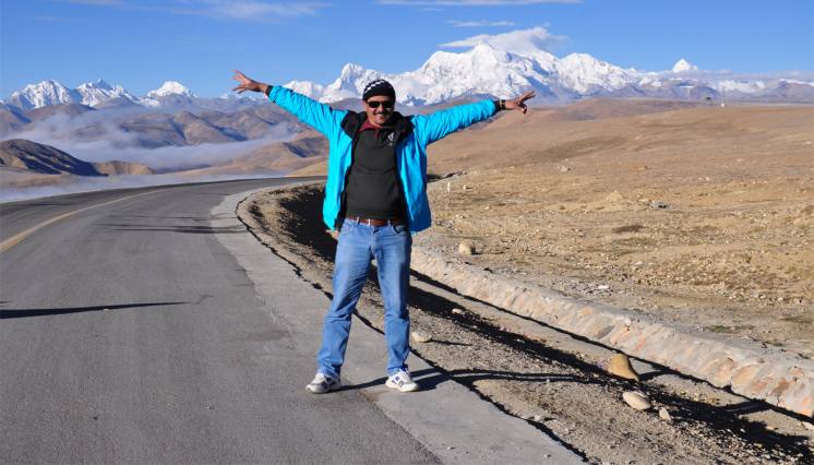 Well paved road in Kailash region 