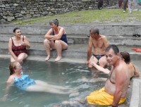 Natural hot spring in Tatopani 